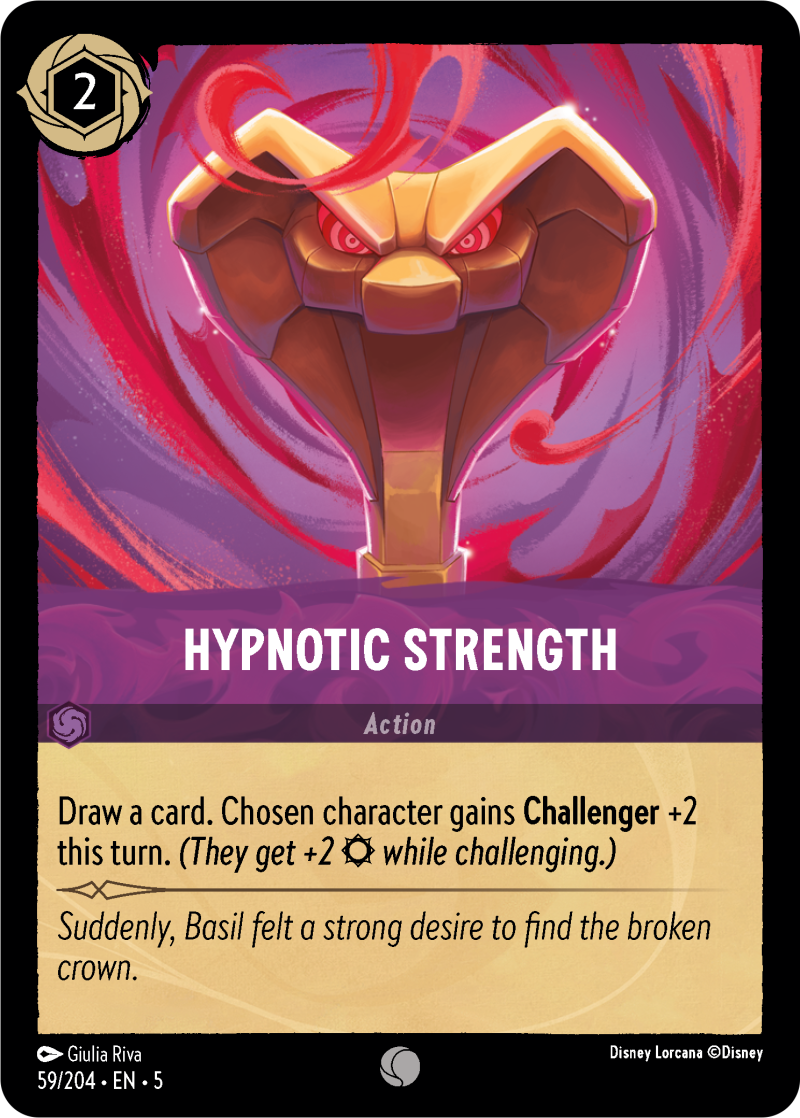 Hypnotic Strength Amethyst Common Action 59 /204