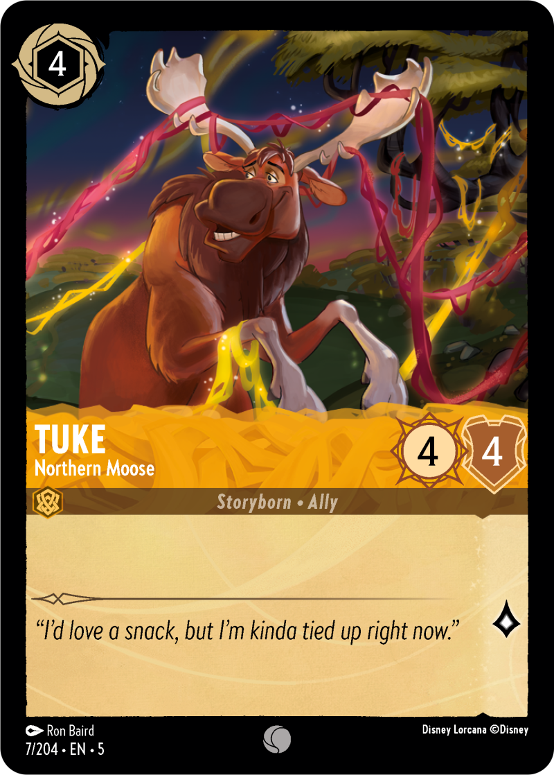 Tuke - Northern Moose Amber Common Character 7 /204