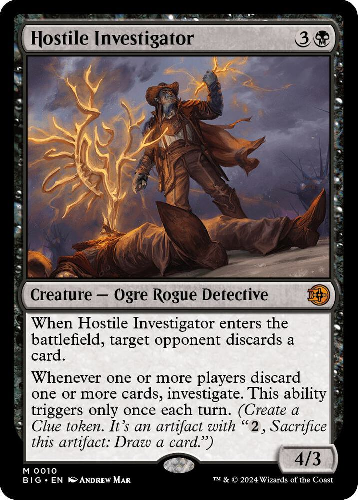 Hostile Investigator - Outlaws of Thunder Junction: The Big Score (BIG)