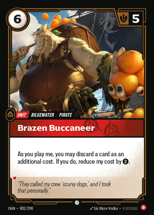 Brazen Buccaneer OGN-002