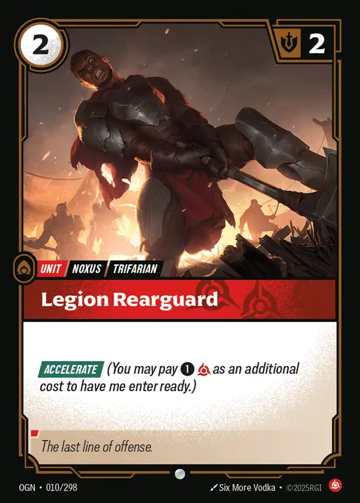Legion Rearguard - 010/298 - Origins