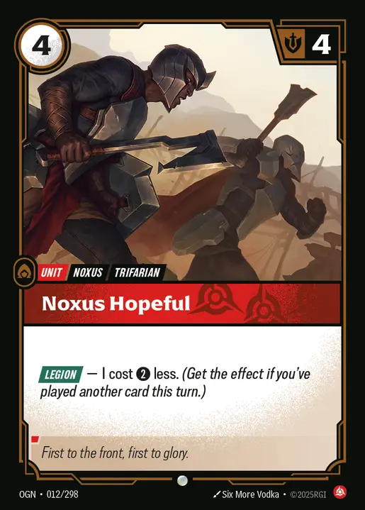 OGN-012 Noxus Hopeful