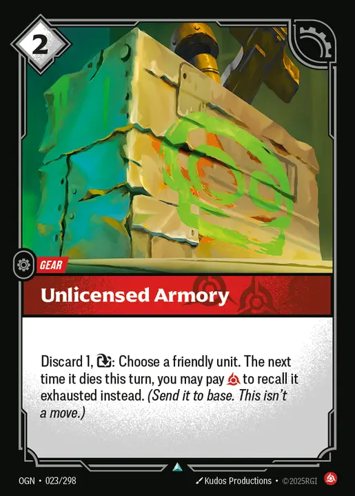 Unlicensed Armory - 023/298 - Origins