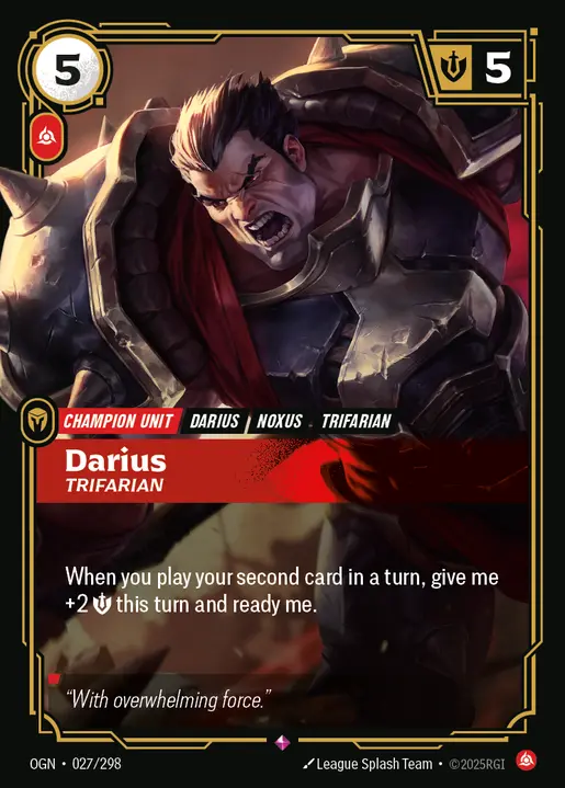 Darius Trifarian - 027/298 - Origins