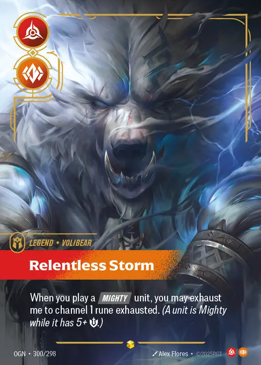 Volibear Relentless Storm (Overnumbered) - 300/298 - Origins