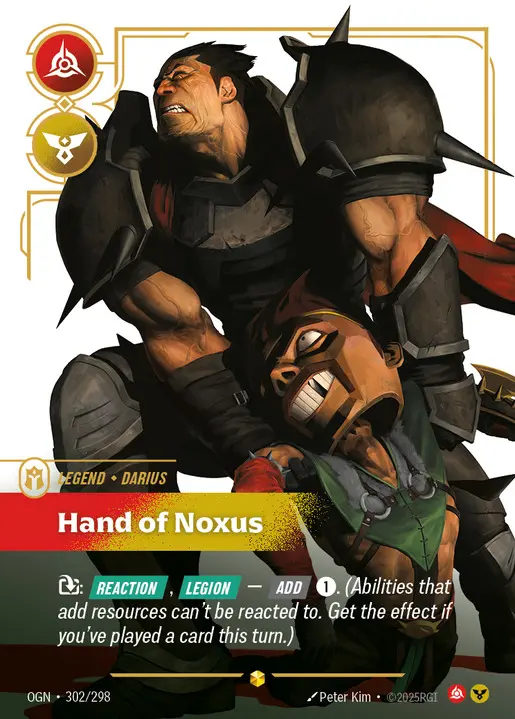 Darius Hand of Noxus (Overnumbered) - 302/298 - Origins