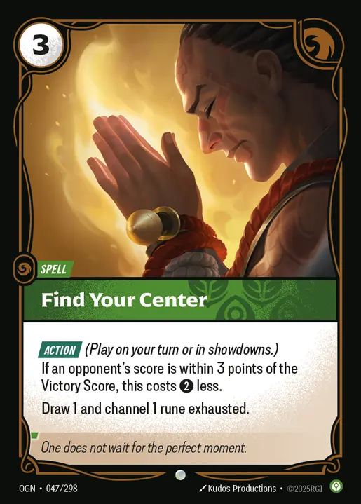 Find Your Center - 047/298 - Origins