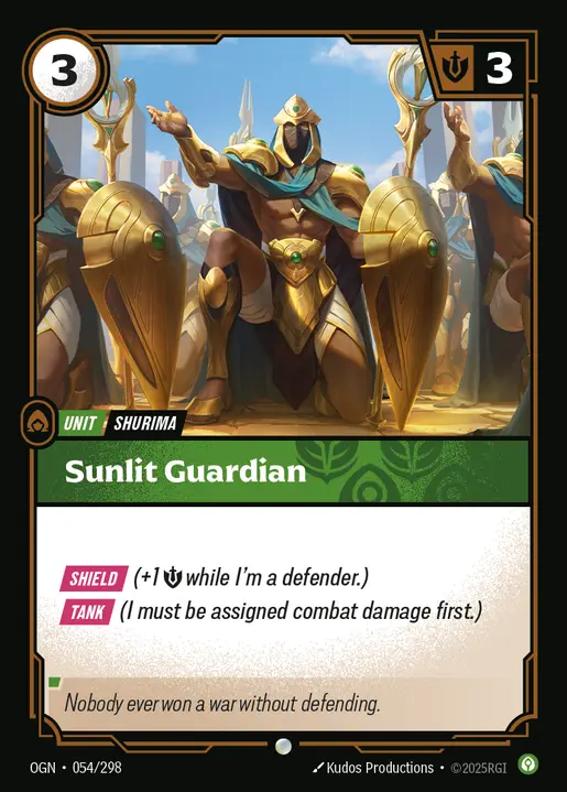 Sunlit Guardian - 054/298 - Origins