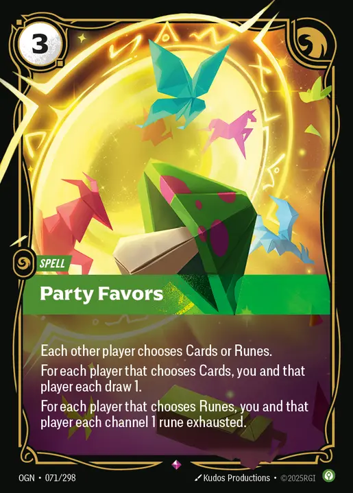 Party Favors - 071/298 - Origins