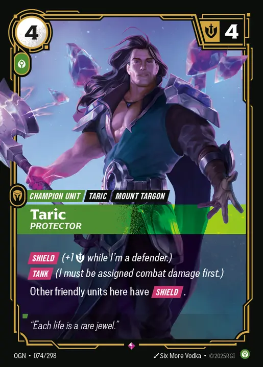 Taric Protector - 074/298 - Origins