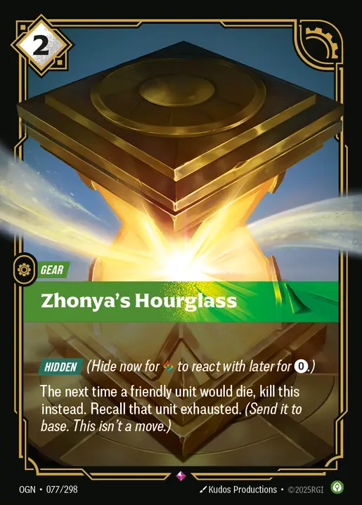 Zhonya's Hourglass - 077/298 - Origins