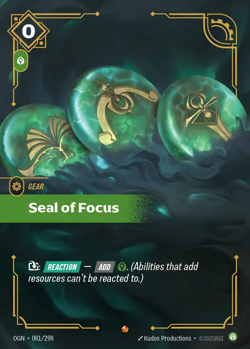 Seal of Focus - 081/298 - Origins