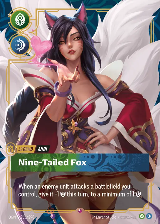 Ahri Nine-Tailed Fox OGN-255