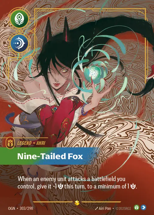 Ahri Nine-Tailed Fox OGN-303