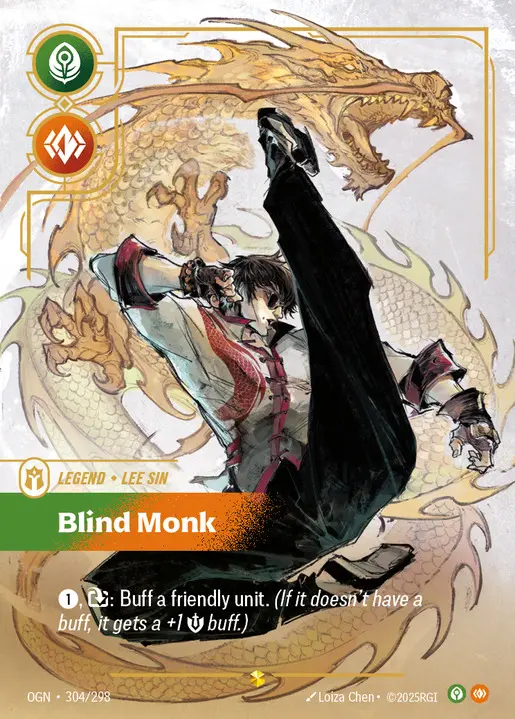 Lee Sin Blind Monk (Overnumbered) - 304/298 - Origins