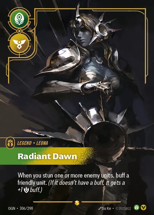 Leona Radiant Dawn (Overnumbered) - 306/298 - Origins