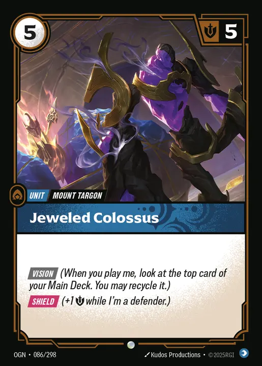 Jeweled Colossus - 086/298 - Origins