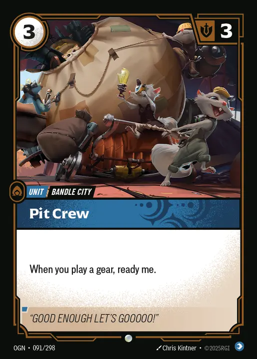 Pit Crew - 091/298 - Origins