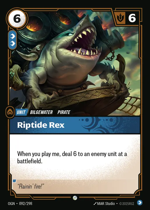 Riptide Rex - 092/298 - Origins