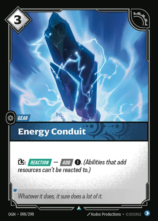 Energy Conduit - 098/298 - Origins
