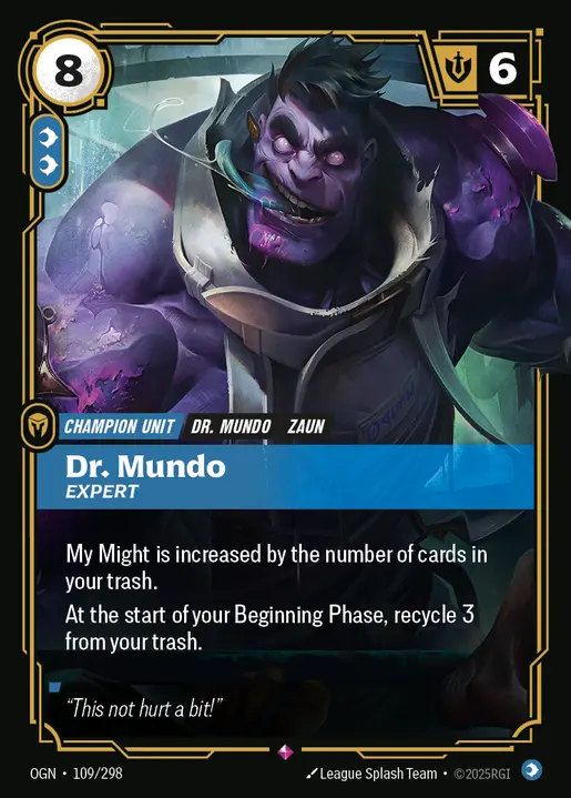 Dr. Mundo Expert OGN-109