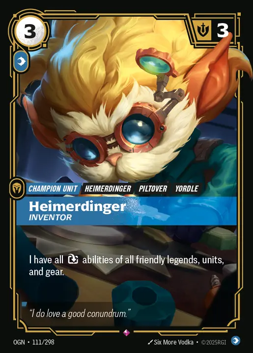 Heimerdinger Inventor - 111/298 - Origins