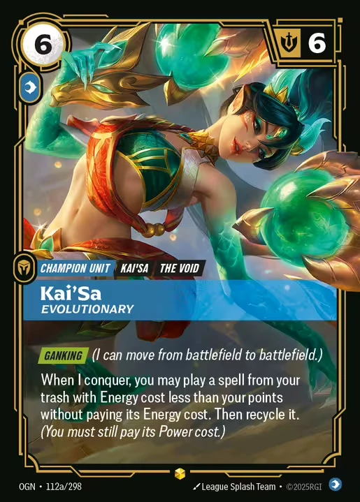 Kai'Sa Evolutionary (Alternate Art) - 112a/298 - Origins