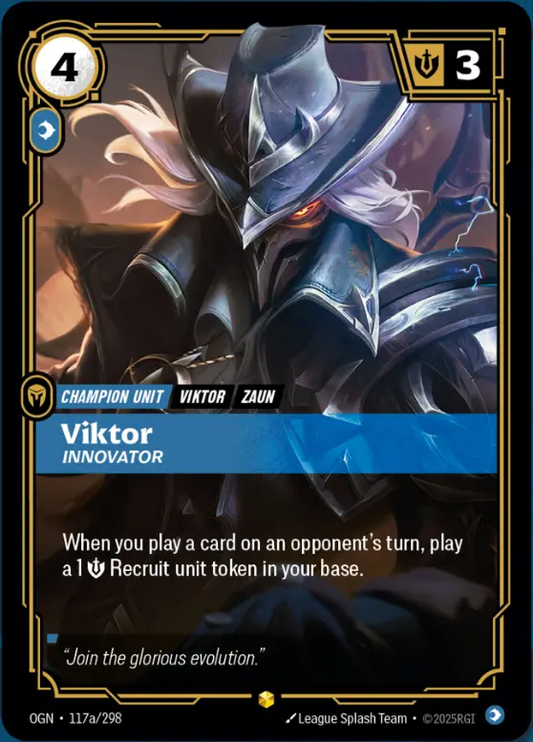 Viktor Innovator (Alternate Art) - 117a/298 - Origins