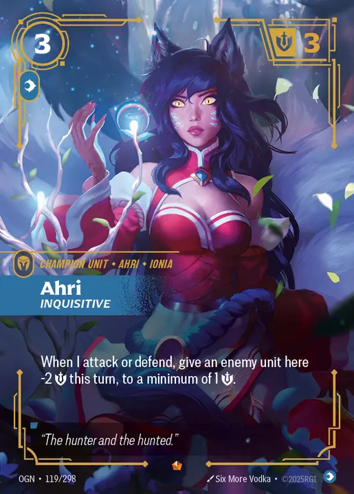 Ahri Inquisitive OGN-119