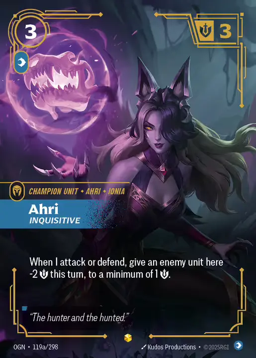 Ahri Inquisitive OGN-119a
