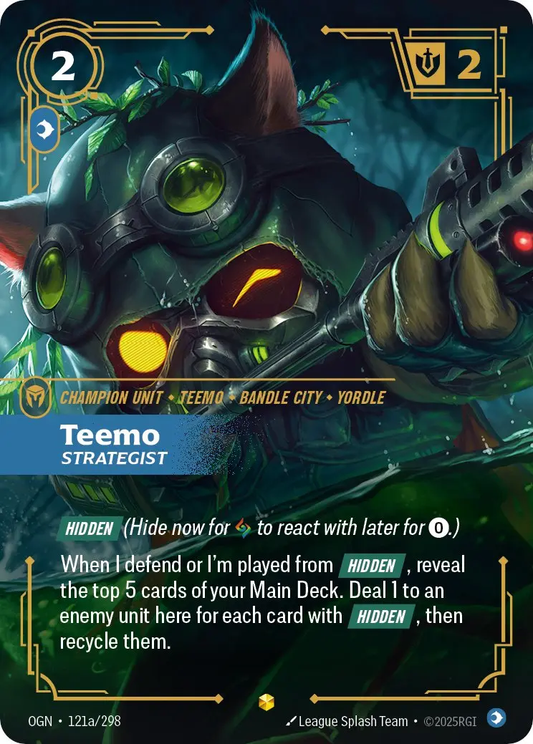 Teemo Strategist (Alternate Art) - 121a/298 - Origins