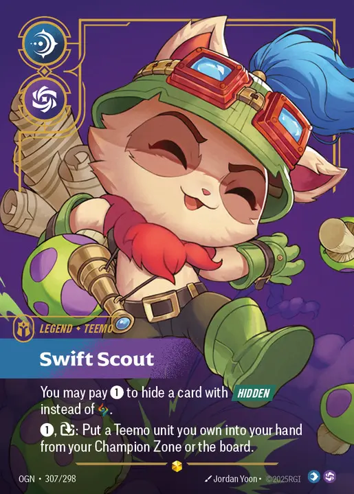 Teemo Swift Scout (Overnumbered) - 307/298 - Origins