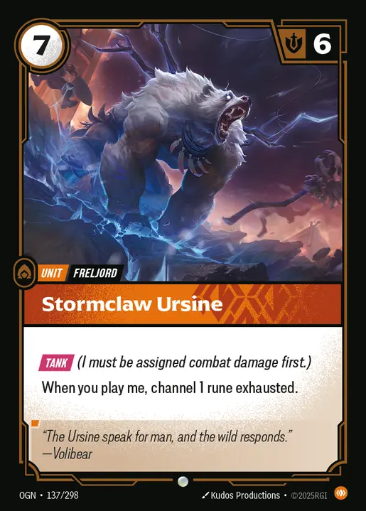 Stormclaw Ursine - 137/298 - Origins