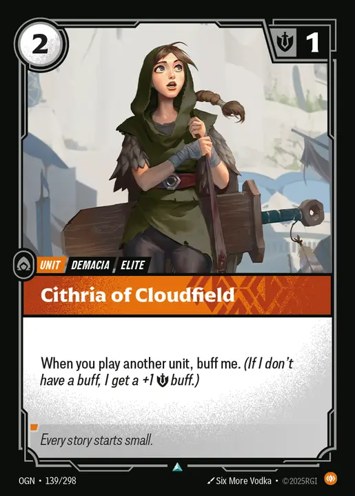 Cithria of Cloudfield - 139/298 - Origins