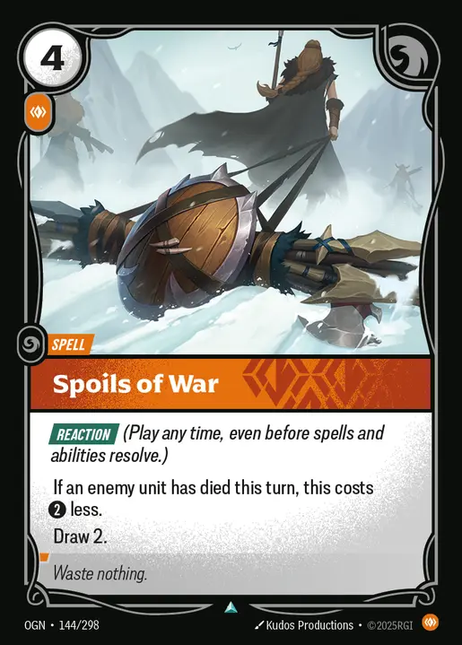 Spoils of War - 144/298 - Origins