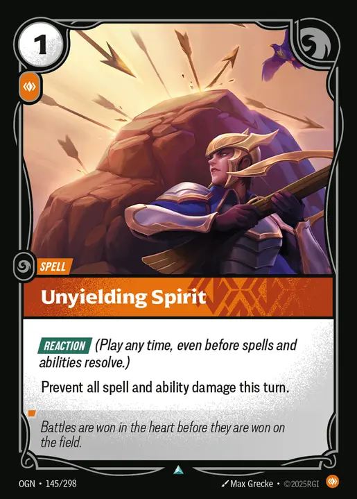Unyielding Spirit - 145/298 - Origins