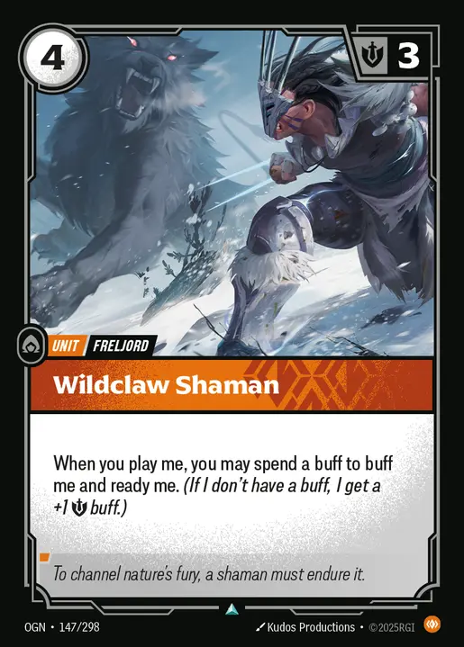 Wildclaw Shaman - 147/298 - Origins