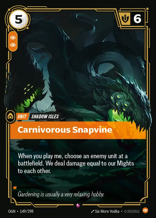Carnivorous Snapvine OGN-149