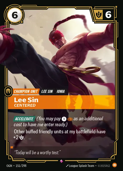 Lee Sin Centered - 151/298 - Origins