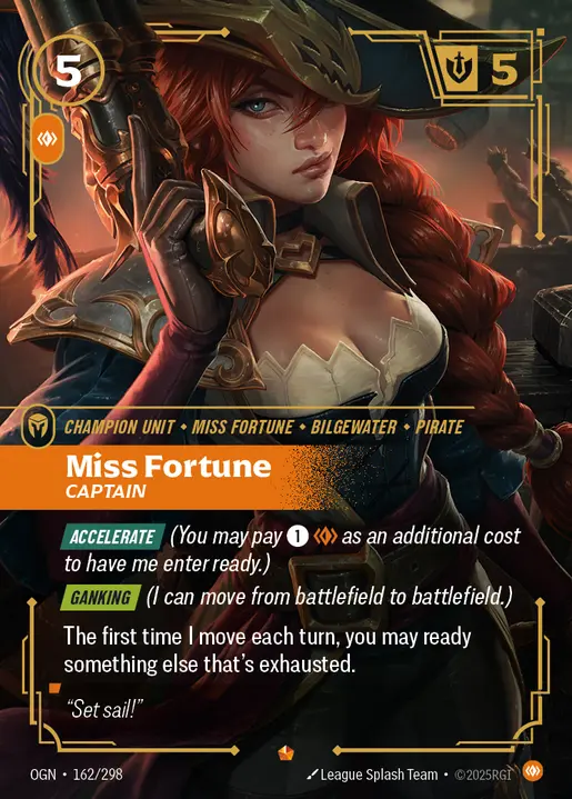 Miss Fortune Captain - 162/298 - Origins