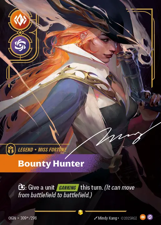 Miss Fortune Bounty Hunter (Signature) - 309*/298 - Origins