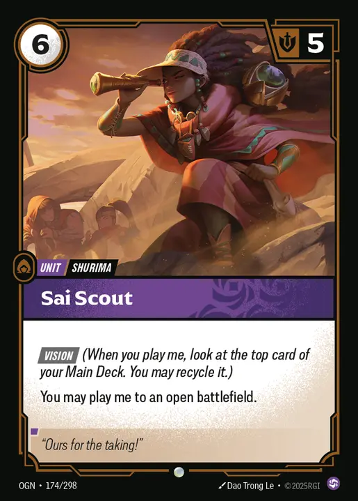 Sai Scout - 174/298 - Origins