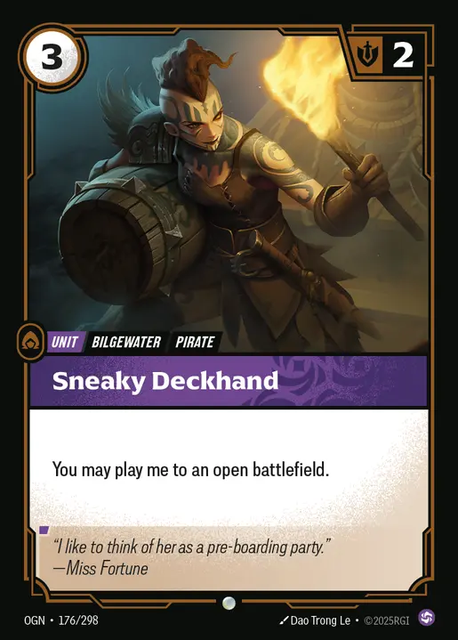 Sneaky Deckhand - 176/298 - Origins