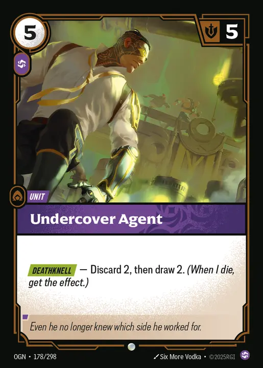 Undercover Agent - 178/298 - Origins