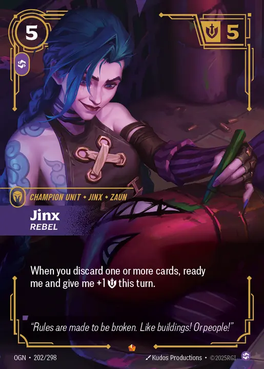 Jinx Rebel - 202/298 - Origins
