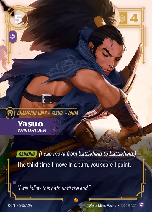 Yasuo Windrider - 205/298 - Origins