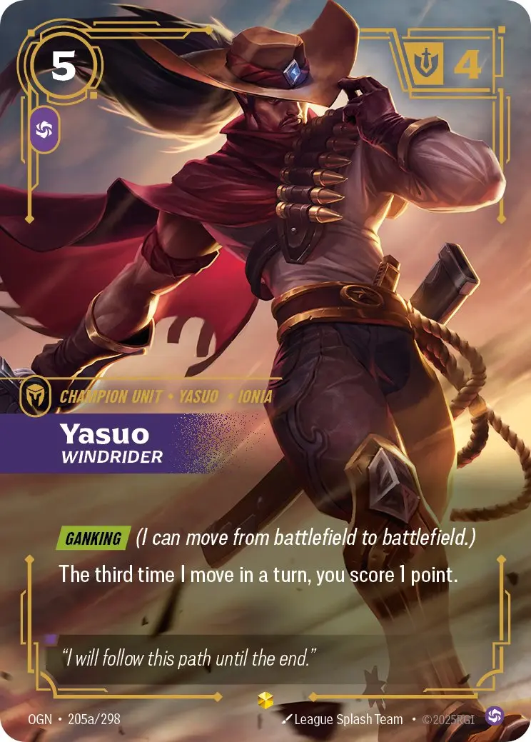 Yasuo Windrider OGN-205a