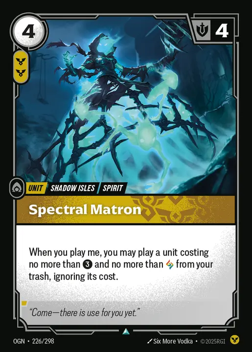 Spectral Matron - 226/298 - Origins