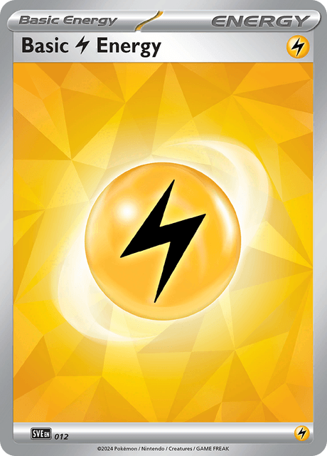 Lightning Energy - 012 - SVE: Scarlet & Violet Energies