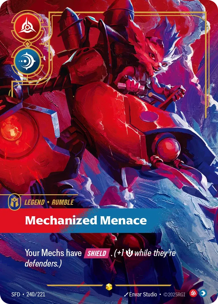 Rumble Mechanized Menace (Overnumbered) - 240/221 - Spiritforged